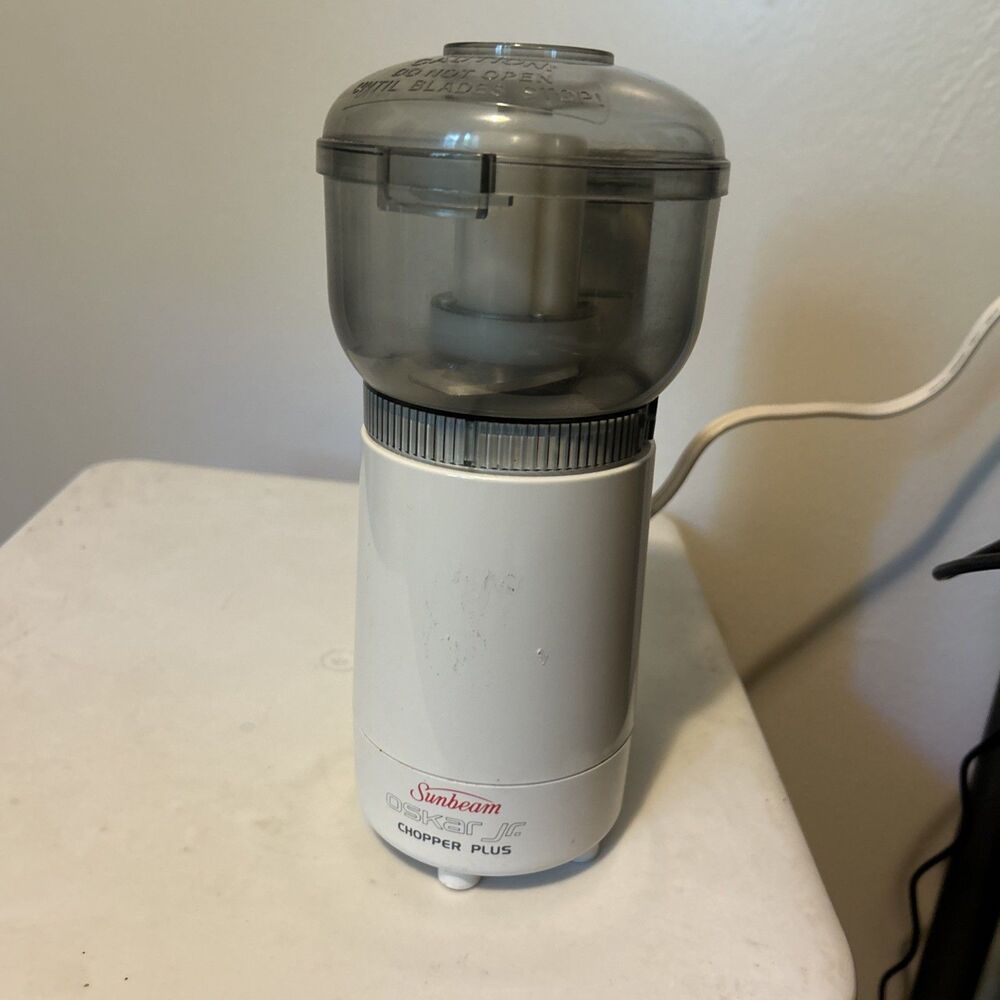Vintage Sunbeam Oscar Oskar Jr. Chopper Plus Food Processor 14131